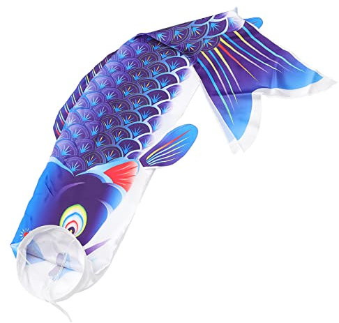 DIKACA Vent Filateurs Drapeau D'été Manche à Air De Cerf-Volant De Poisson Manches à Air Le Voilier Manche Jardin Cour Décoration Manche à Air Koinobori Drapeau Extérieur Girouette Carpe