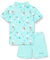 Playshoes Unisex Kinder UV-Schutz Bade-Set zweiteilig Schwimmshirt Badeshorts Badebekleidung, Einhornmeerkatze, 110/116
