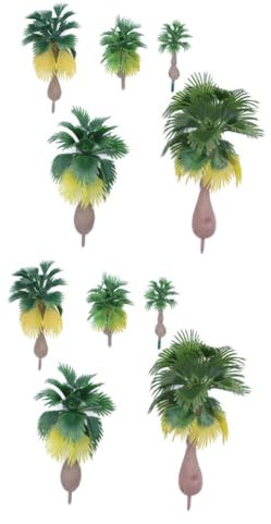 STOBOK 30pezzi Alberi Di Palma Per Modellismo Accessori Per Paesaggio Miniatura Varietà Per Diorami e Modelli Architettonici Scala n z
