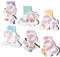 BETESSIN Einhorn Lesezeichen Mädchen - 6er Set Magnetische Lesezeichen für Kinder - Kleine Geschenke für Mädchen zum Kindergeburtstag, Schulanfang, Einhorn Party, Einschulung Mädchen uvm.
