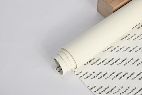 Leder Patch Mit Selbstklebend(Hohe Viskosität).Kunstleder Reparatur 30 * 150cm.PU Lederoptik Lederflicken Folie.für Couch Autositz,Sofa Möbel,Handtasche Außenreparatur-Beige