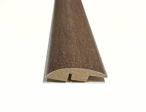 Charleston Oak Laminate & Wood Flooring Section Transition Bar MDF Threshold Strip Ramp Edge Profile Door Trim Moulding Oak (1, 900mm (2ft 9))