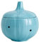 LUNCHS Knoblauchtopf Knoblauchform Zwiebeltopf Aufbewahrungsgeschenke für Freunde Zwiebel Aufbewahrung Küchen Aufbewahrungsartikel(Color:Blau)