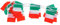 CIYODO Italienische Flaggen-girlande 219,4 Cm X 14 Cm Polyester-hängebanner Party-dekoration Für Patriotische Veranstaltungen Innen Und Außenbereich