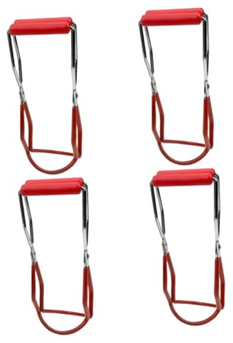 Garneck 4pcs Canning Tong Jar Lifter Hot Bowl Clip Non-Skid Versatile Kitchen Tool for Serving