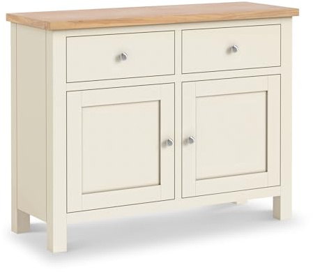 RoselandFurniture Farro XL Cream 2 Door Sideboard for Living Room