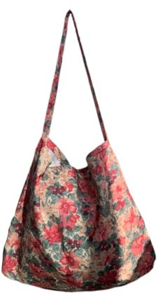 Tote Bag Borsa Tela Borsa Shopper Cotone Donna Borse Tote Stampata, Tote bag donna, Tote Bag Shopper per Uso Viaggi Shopping Scuola Universitaria Lavoro