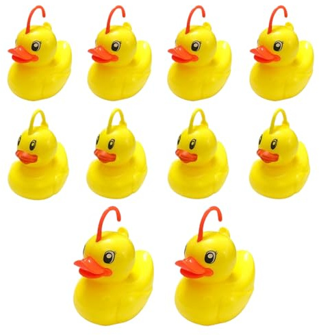 Zfyauhm Duck Fishing Toy With Hook 20 Pieces Duck Floating Water Toys Ducks Floating Water Toy Kid Bath Toys Paddling Pool Kid Bath Fishing Game
