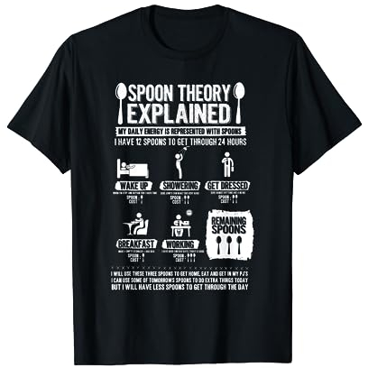 Spoon Theory Explained - Spoonie T-shirt T-Shirt