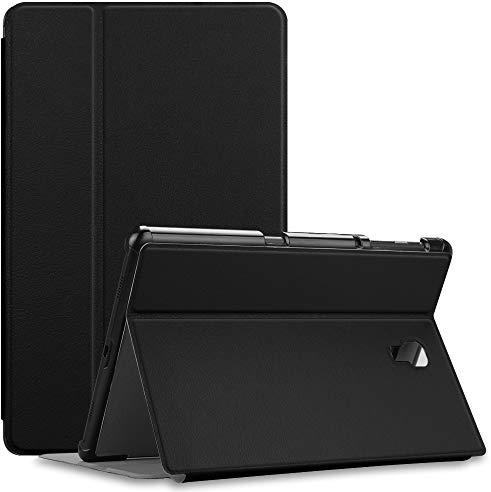 FINTIE Coque pour Samsung Galaxy Tab A 10.5 Pouces 2018 SM-T590/T595 - Etui de Protecteur Support Tablette Multi-Angle Housse avec Fonction Sommeil/Reveil Automatique, Noir