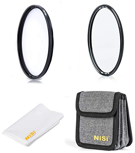NiSi 72mm Circular Starter Filter Kit, Including HUC UV Filter, HUC CPL and Filter Pouch