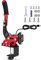 aikeec 64Bit USB Handbremse für PC mit Feste Basis, Einstellbare SIM Rennspiele PC Handbrake mit Hoher Präzision und Linearität für LO GITECH G25 G27 G29 G920 G923 THRUST MASTER T300,Rot+Klemme