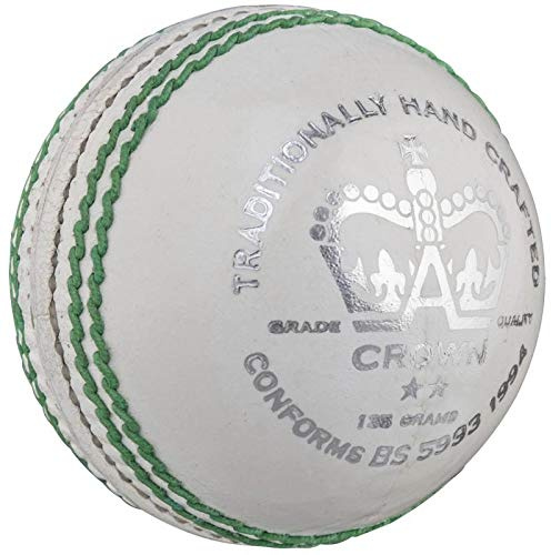Gray-Nicolls Crown 2 Star Match Ball – Weiß, 156g