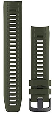 Garmin Wechselarmband 22mm Instinct, passend für Instinct 2 Modelle und Instinct Crossover, Dunkelgrün