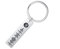 ALBERTBAND Portachiavi per Donna Portachiavi Personalizzato Scannable Music Portachiavi con codice Spotify Personalizza il tuo portachiavi musicale (1 pcs-Silver)