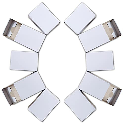 Essential Arts Streichholzschachteln für Bastelarbeiten, Schmuck, Adventskalender und Hochzeitsgeschenke, Weiß, 100 Stück