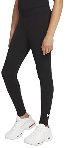 Nike DD6482 G NSW Favorites SWSH LGGNG LBR Leggings Girls Black/White M