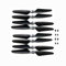 VIKEP Apoyos de Arce Hoja hélice Cuchillas repuestos Cabe for Kf101 Pro GPS Profesional Gimbal Drone de 3 Ejes EIS Cámara RC Quadcopter (Color : 8pcs)