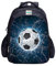 MATMO Fußball-Rucksack für Jungen, Fußball-Druck, cooles Fußball-Muster, Schultasche, Fußballrucksack 22-13, One_Size, Cartoon