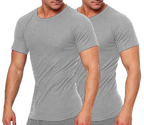 cocain Herren Thermo Unterwäsche Set Hemd/Hose oder 2 Stück Lange Thermo-Unterhemden oder Thermo-Unterhosen Gr. 5 - 10 innen angeraut, 3 Farben wählbar