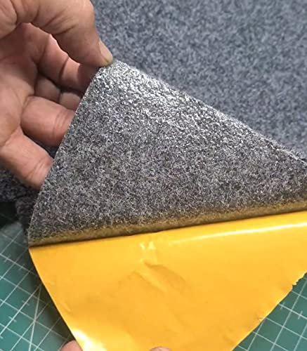 Moqueta adhesiva color gris oscuro con ancho de 148cm para tapizar coches, furgonetas, barcos y otros. Se compra a metros