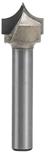 TIKSCIENCE 1/4 Router Bits Shank Point Cutting Round Over Bit with 1/2 Cutting Diameter 1/4 Inch Radius Fit for CNC Router Handheld Planer Woodworking Carving Tool