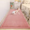 Waigg Kii Grande tappeto da gioco per bambini e gattonare, morbido velluto di corallo, antiscivolo, per yoga, soggiorno e camera da letto, 90 x 200 x 2 cm, rosa