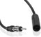 AUTOZOCO Adaptador extensor antena coche ISO macho a hembra, Extensor de Cable de Antena para Coche, Cable Adaptador de Antena ISO, Cable Alargador de Antena para coche, 35 cm