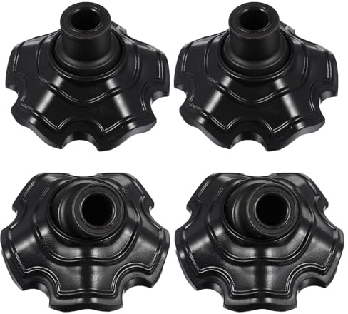 Besportble 4Pcs Campingstuhl Beinkappen Stuhlbeinabdeckungen Aus StrapazierfäHigem Plastik FüR Outdoor Camping Picknick Und GartenmöBel Beinschutz 7.5X7.5X4Cm
