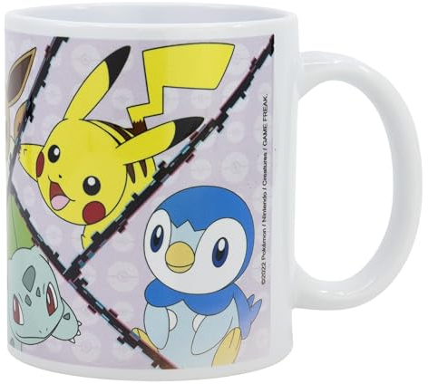 Stor Tasse à sublimation en céramique de 325 ml dans une boîte cadeau Pokemon Design 2