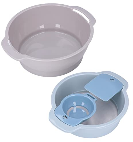 Leichtes Trimmtablett, Sieb, Mehlsieb-Set mit Netz, 4-teiliges Pollensieb-Set, Komplettes Werkzeug für das Backen in der Küche