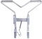 Ladder Standoff V-Shaped Ladder Bracket Accessory Aluminum Stainless Steel Multipurpose Ladder Stabilizer Increase Workspace Stability & Security Easily Assembled and Dismantled No Tools Needed