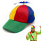 UILYNIU Sombrero de Hélice para Adultos Niños Sombrero Colorido Sombrero Divertidos Gorra de Helicóptero Sombrero de Festival Gorra de Béisbol con Hélice para Fiestas(Colorido)