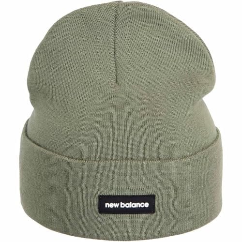 New Balance Cuffed Beanie Wintermütze (DE/NL/SE/PL, Alphanumerisch, Einheitsgröße, Olive)
