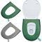 HO-SFSM 2 Stück Toilettensitzbezug Warm, WC-Sitzwärmer, Toilettenkissen Gepolstert, mit Aufhängeschlaufe, Waschbar, Weich, Wasserdichtes Antibakterielles