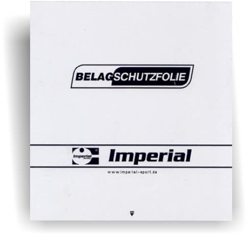 Imperial Belagschutzfolie | Folie zum Schutz von Tischtennis Belägen vor Staub, Schmutz und Kratzern | Nicht klebend | 10 Stück