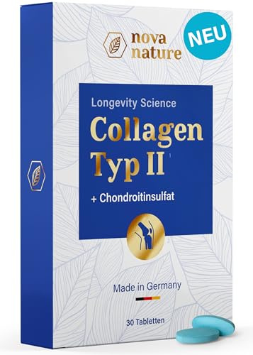 NovaNature Kollagen Typ 2 Gelenk Nahrung, 30 Tabletten