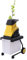 Trituratore elettrico da giardino, trituratore a rulli, 2500 W, max. 45 mm, 45 l, scatola di raccolta