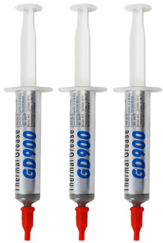 MELOYOLO 3-Pack High-Performance Thermal Grease Paste (9g), CPU Thermal Compound for Heatsink, IC, All Coolers, High Thermal-Conductivity