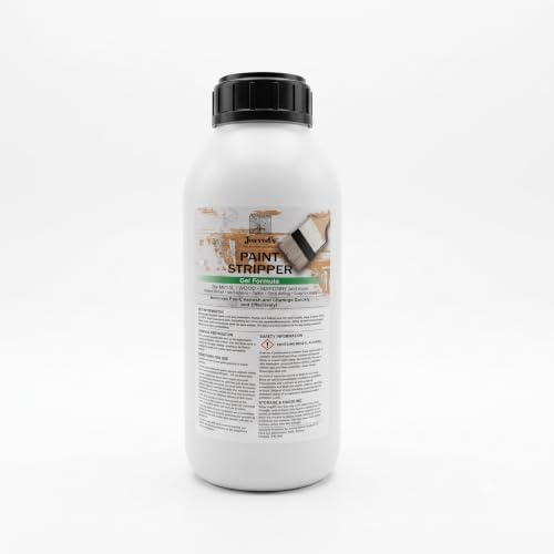 Jarrod's Paint Stripper, Varnish Remover - Water Based, Safe Paint Stripper for Ceramic, Concrete, Wood, Plaster, Masonry Artex Graffiti Remover Eco Friendly (Paint Stripper 1L)