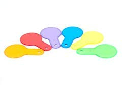 TickiT 48157 Colour Paddles Translucent Pack of 6