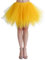 ChicWind Karneval Damen 80er à œbergröße Puffy Tüllrock Tütü Röcke Tüll Petticoat(MEHRWEG), Gelb, XL/XXL/XXXL