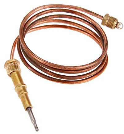 Aupoko 27.5 Gas Thermocouple, Temperature Sensor Flame Failure Safety Device, Replacesment for Robertshaw 446-511, Compatible with Direct Vent Fireplace, Heat & Glo & Hearth (700mm, M11x1, M10x1)