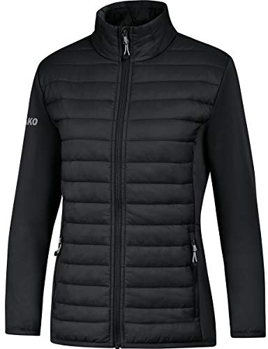 JAKO Damen Hybridjacke Premium, Schwarz, 40