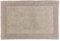 Schöner Wohnen Kollektion Badematte 67 x 110 cm – beidseitig verwendbar – waschbarer Badvorleger beige – Bordüre – 100% Baumwolle