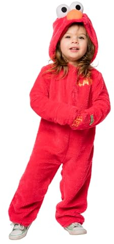 Rubie's Official Sesamstraße Elmo-Kostüm für Kleinkinder, Kinder-Kostüm, Größe S, 3-4 Jahre Halloween