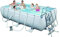 PISCINA POWER STEEL FRAME FUORI TERRA RETTANGOLARE cm 404 x 201 x 100