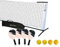 Pickleball Starter Set 4 x Schläger mobiles Tennisnetz 320 cm je 2 Indoor & Outdoor-Bälle Tragetasche