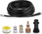 ZUASE 15m Rohrreinigungsschlauch-Set 2610 PSI/180 Bar für Kärcher k2-k7-Serie und LAVOR-Hochdruckreiniger mit Adapter, ideal zum Absperren und Reinigen von Abflüssen.