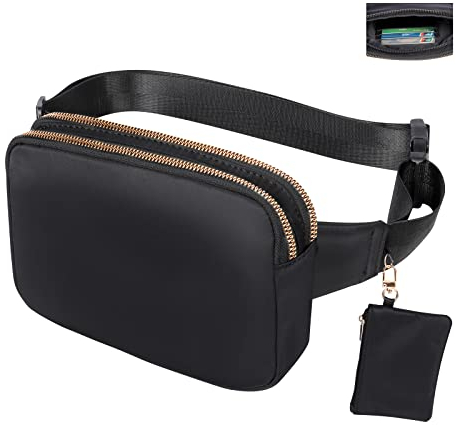 Geestock Bauchtasche Damen Gürteltasche Herren, Sport Mode Hüfttaschen Verstellbare Träger Brustbeutel, zum Wandern Laufen Einkaufen Radfahren